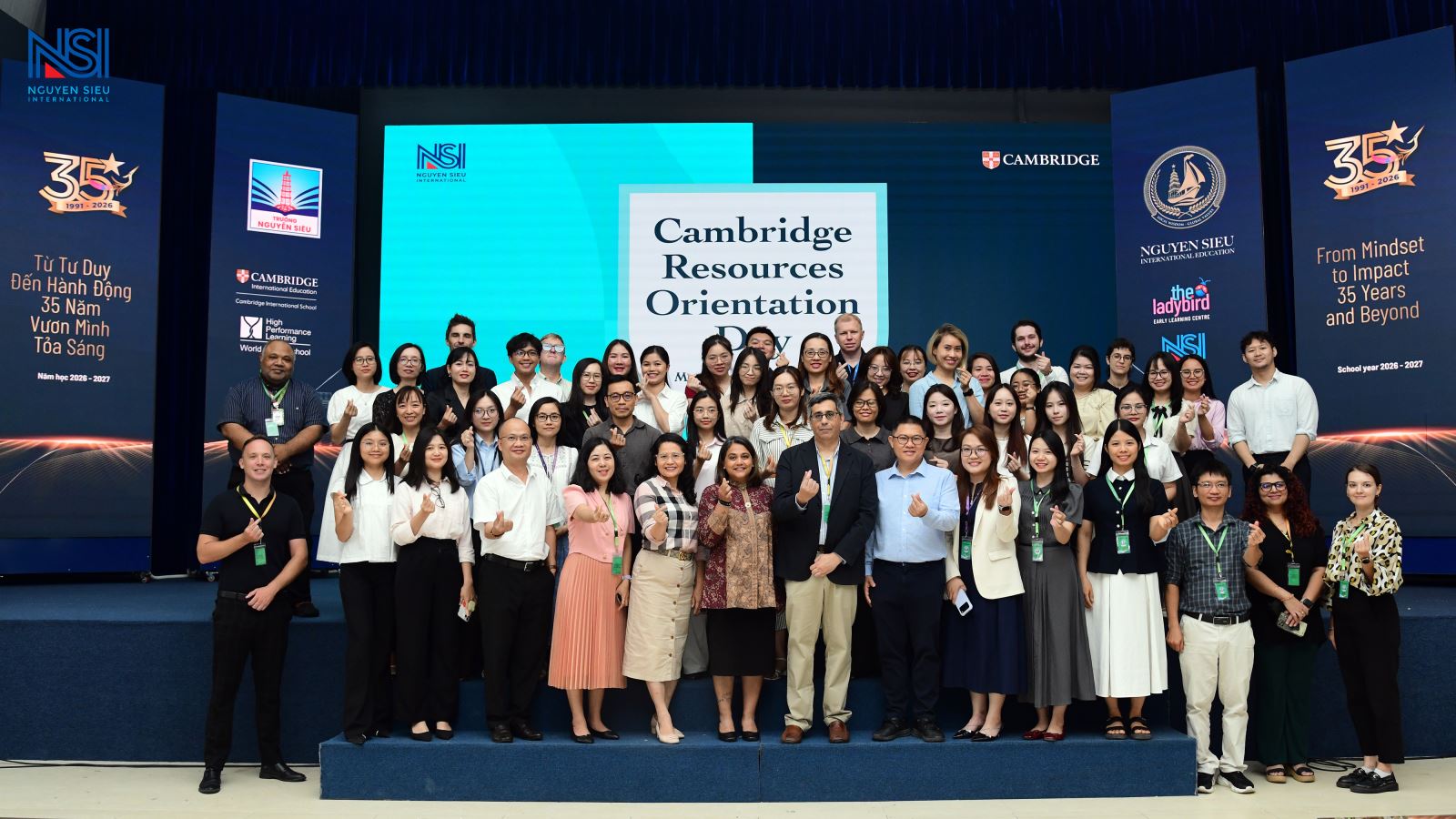TRƯỜNG NGUYỄN SIÊU ĐỒNG HÀNH CÙNG CAMBRIDGE TỔ CHỨC "CAMBRIDGE RESOURCES ORIENTATION DAY"