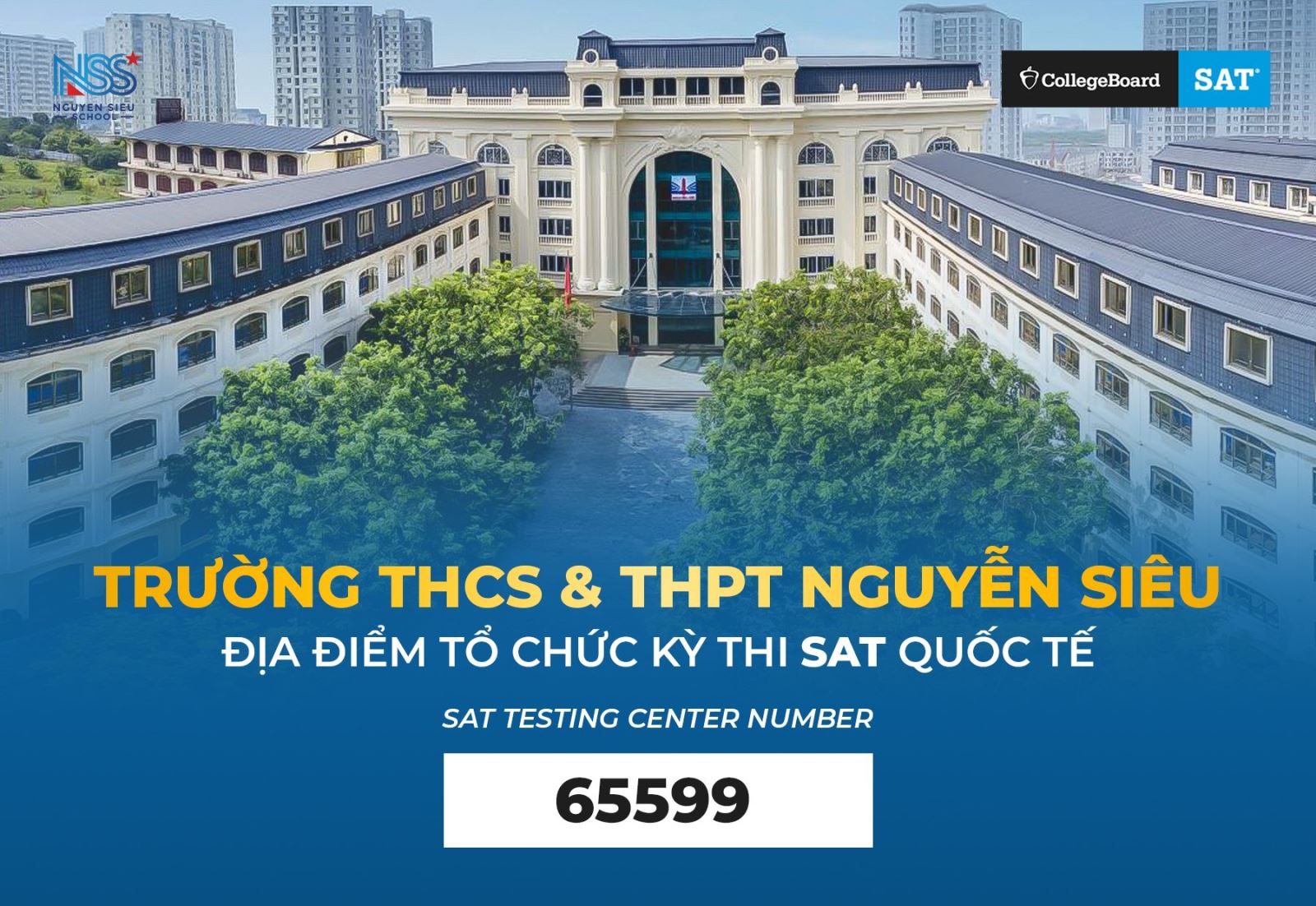 NGUYỄN SIÊU CHÍNH THỨC TRIỂN KHAI GIẢNG DẠY CHƯƠNG TRÌNH SAT/AP ĐỐI VỚI HỆ AE