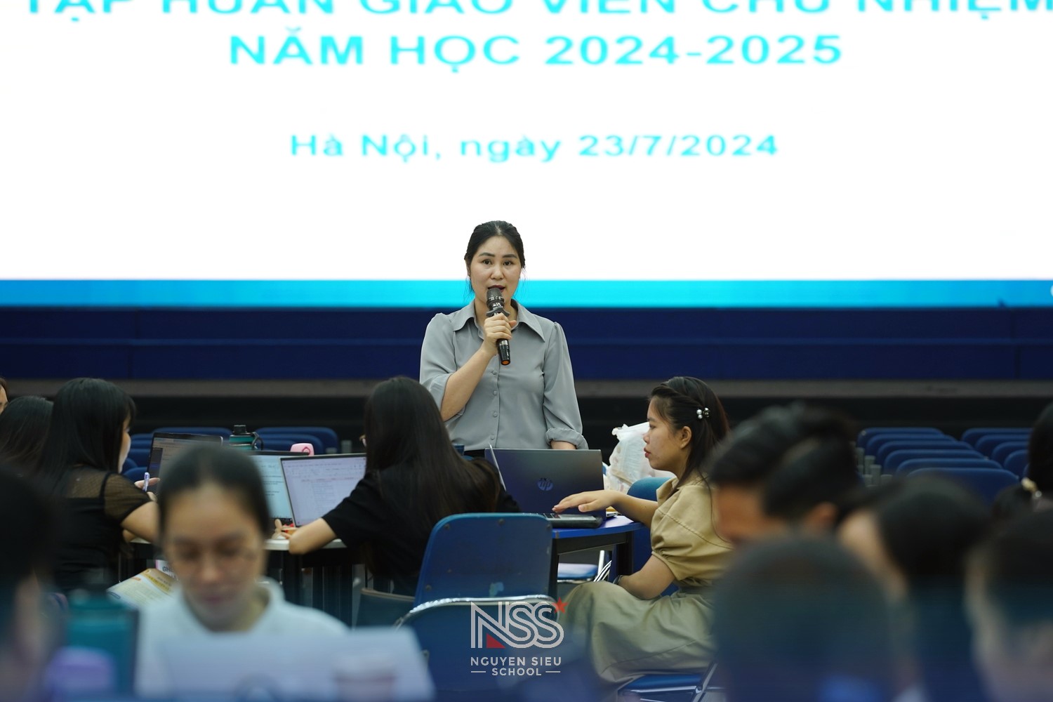 TẬP HUẤN GIÁO VIÊN CHỦ NHIỆM TRƯỚC THỀM NĂM HỌC 2024-2025