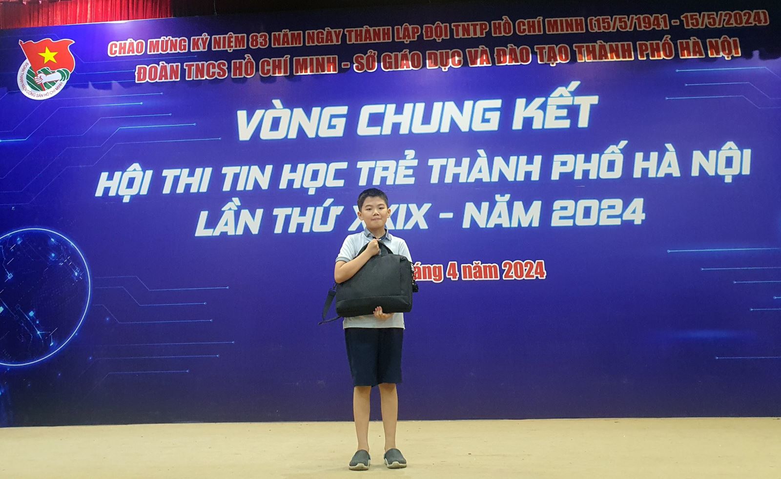 HỌC SINH NGUYỄN SIÊU DỰ GIẢI CẤP THÀNH PHỐ CUỘC THI TIN HỌC TRẺ 2024