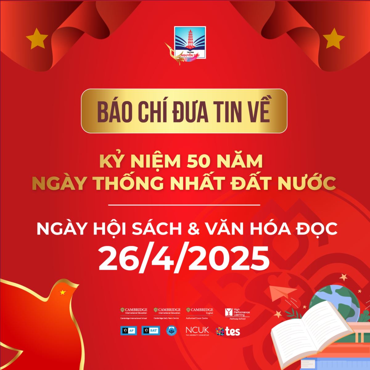 NGÀY HỘI VĂN HÓA ĐỌC - MỪNG 50 NĂM THỐNG NHẤT NON SÔNG QUA GÓC NHÌN BÁO CHÍ