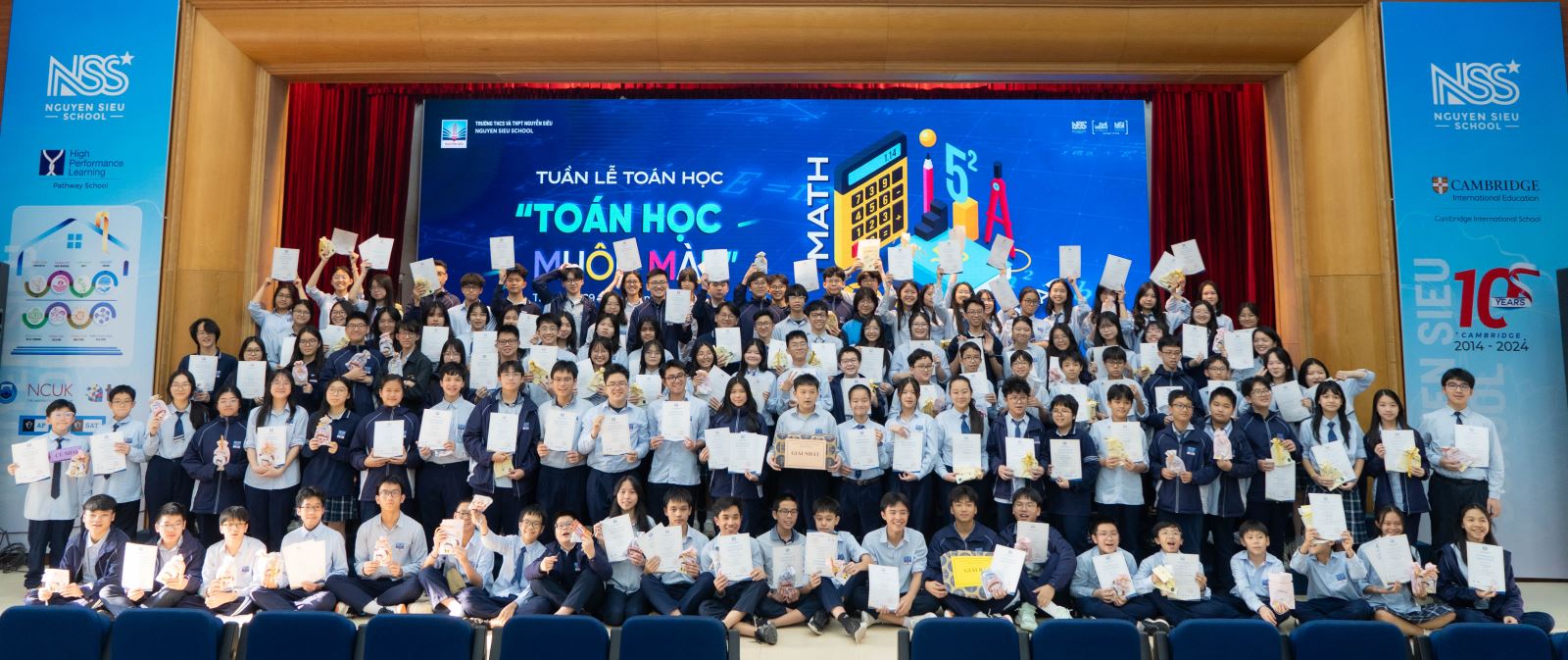 Toán học muôn màu: Một cách tiếp cận môn Toán rất khác của học sinh Trường Nguyễn Siêu