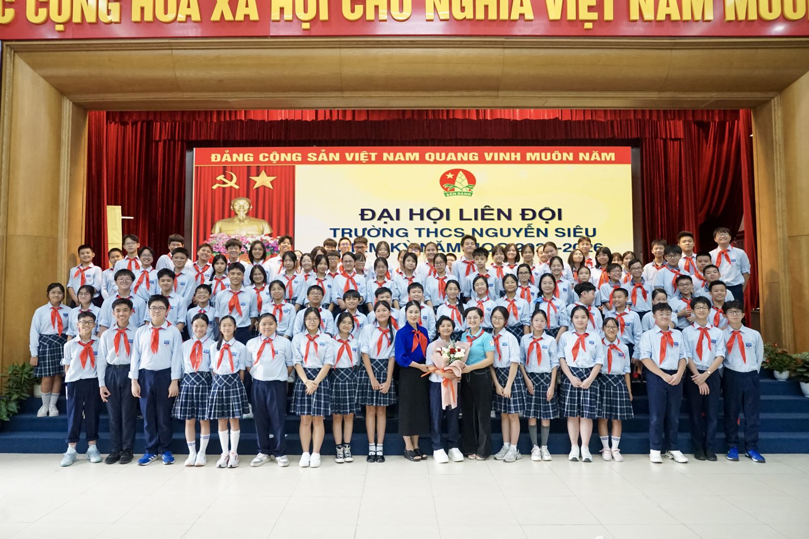 Trường Nguyễn Siêu tổ chức Đại hội Liên Đội nhiệm kỳ 2025 - 2026