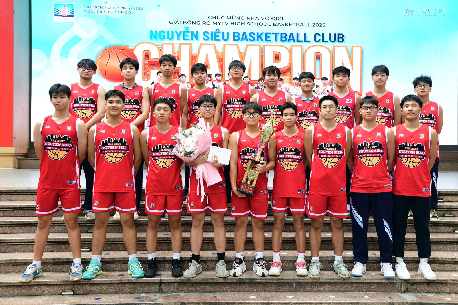 Nguyễn Siêu Basketball Club lần thứ 2 liên tiếp lên ngôi vô địch MyTV High School Basketball 2025