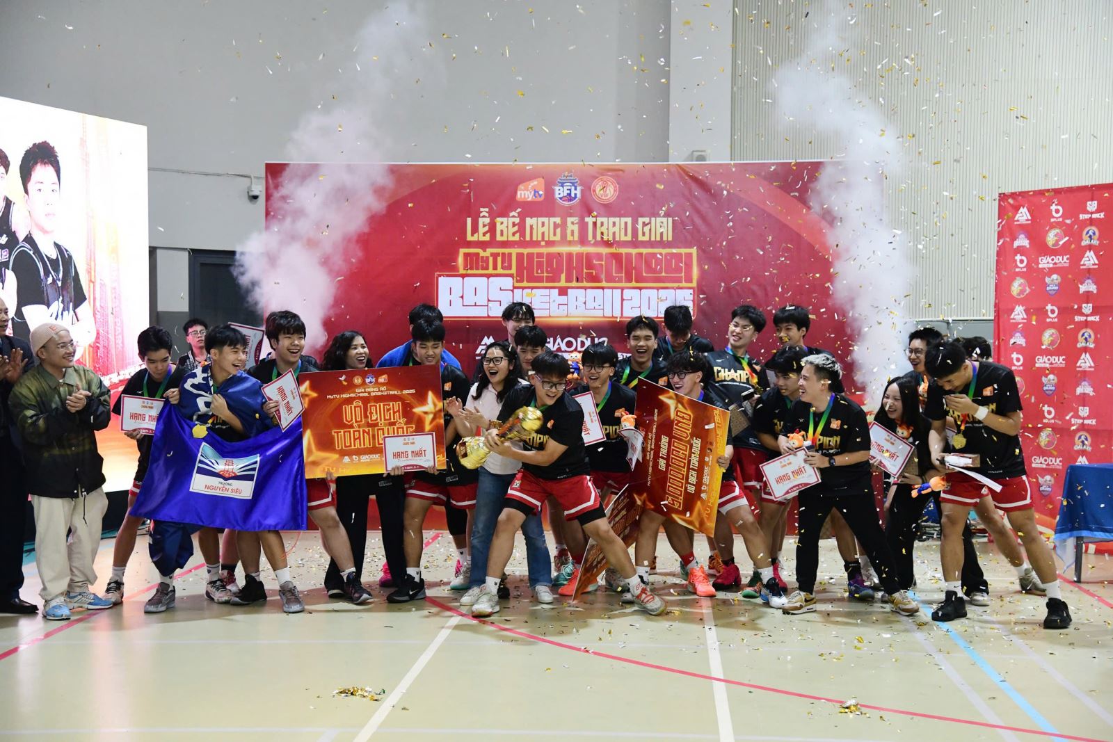 Nguyễn Siêu Basketball Club giành chức vô địch toàn quốc MyTV High School Basketball 2025