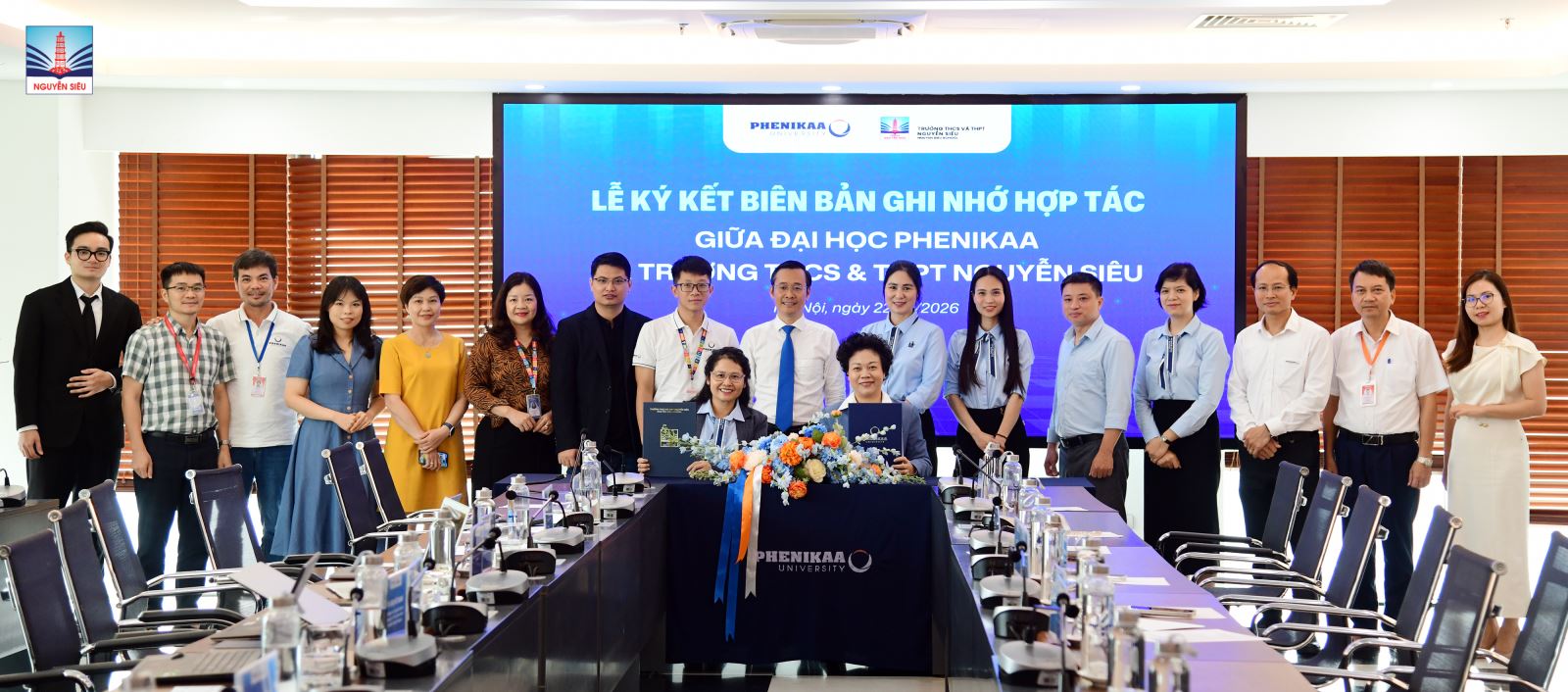 ĐẠI HỌC PHENIKAA - ĐỐI TÁC CHIẾN LƯỢC NÂNG TẦM HỌC SINH NGUYỄN SIÊU