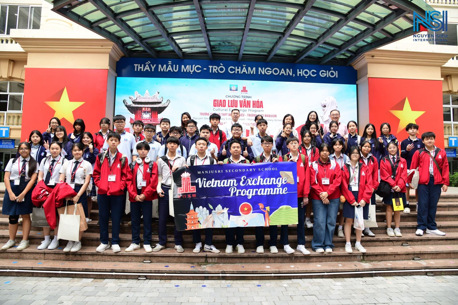 Giao lưu văn hóa | Trường THCS và THPT Nguyễn Siêu với Trường THCS Manjusri (Singapore) 2025
