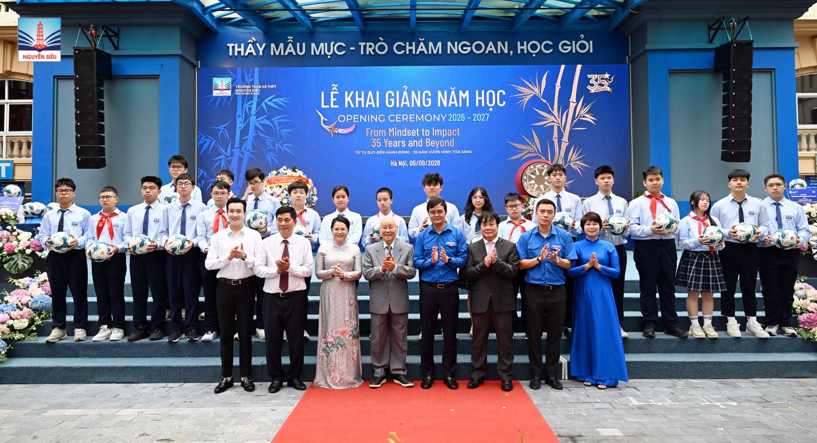KHAI GIẢNG NĂM HỌC 2026 - 2027: TỪ TƯ DUY ĐẾN HÀNH ĐỘNG